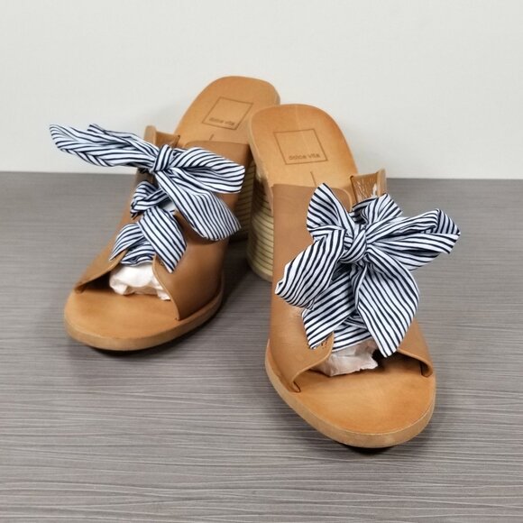 Dolce Vita Amber Lace-Up Sandal, Caramel Leather, Womens Size 10 M - Picture 4 of 11